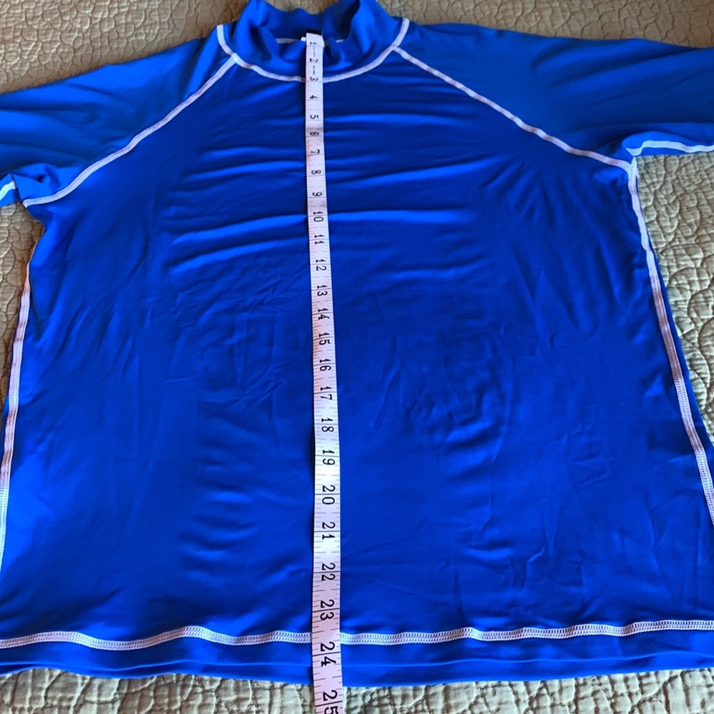 Unisex Blue Rashguard Size Large - Picture 5 of 9